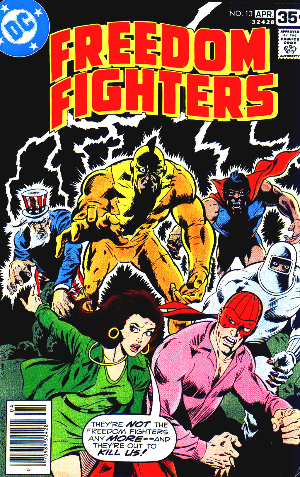 Freedom Fighters #13 cover