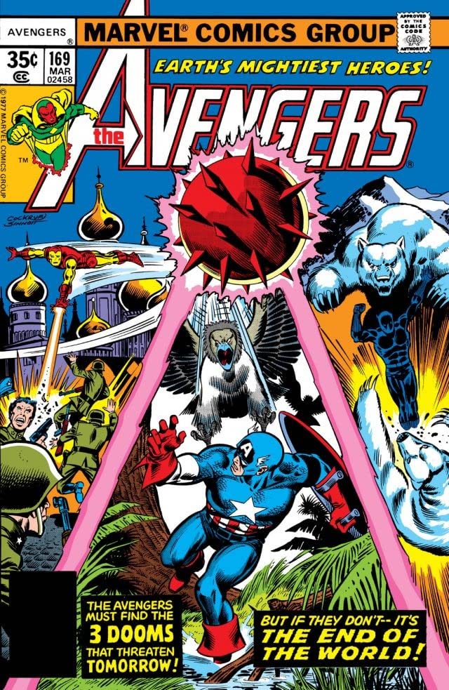 The Avengers #169 cover