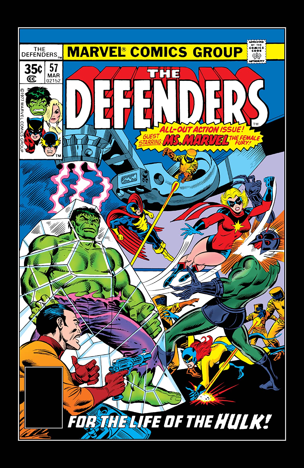 The Defenders #57 cover