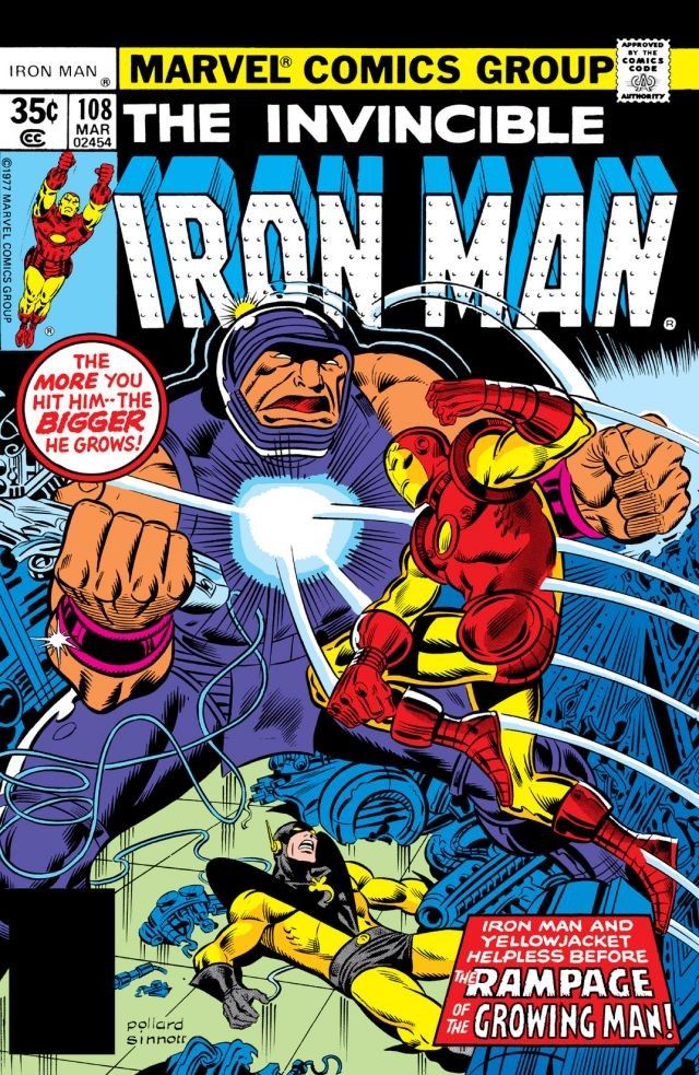 Iron Man #108 cover