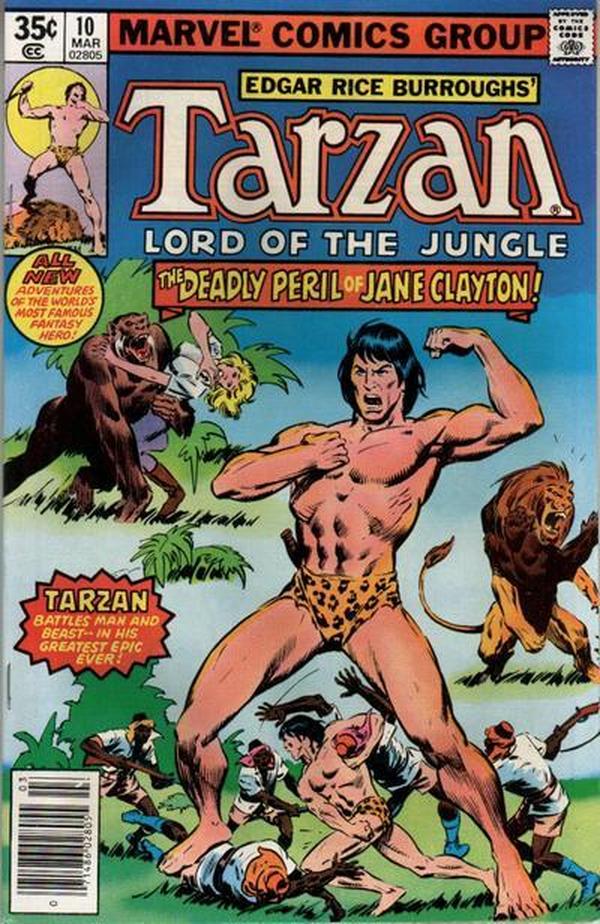 Tarzan #10 cover