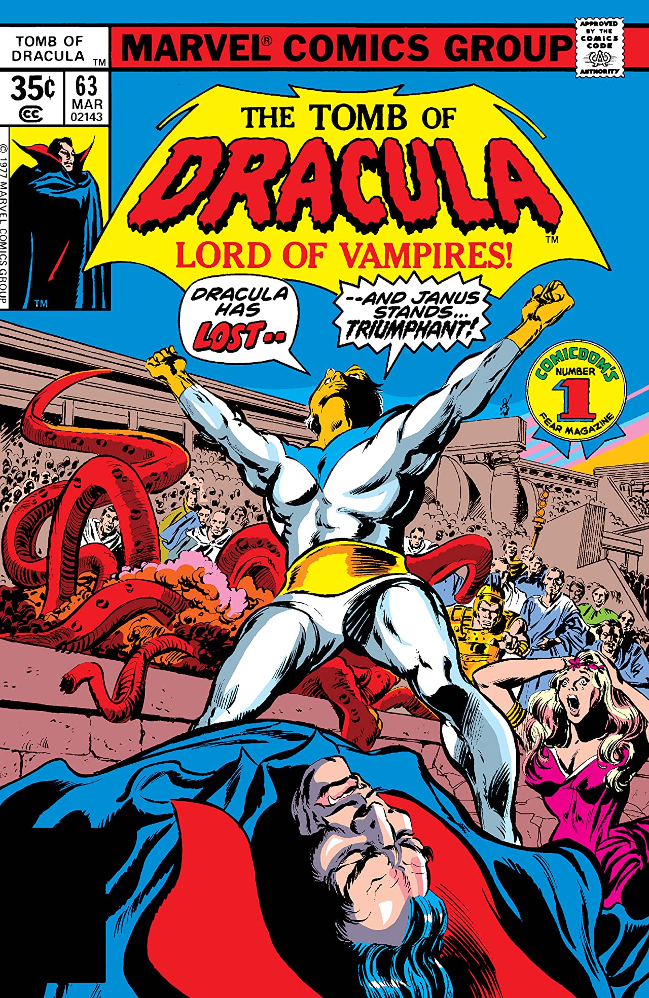 Tomb of Dracula #63 cover