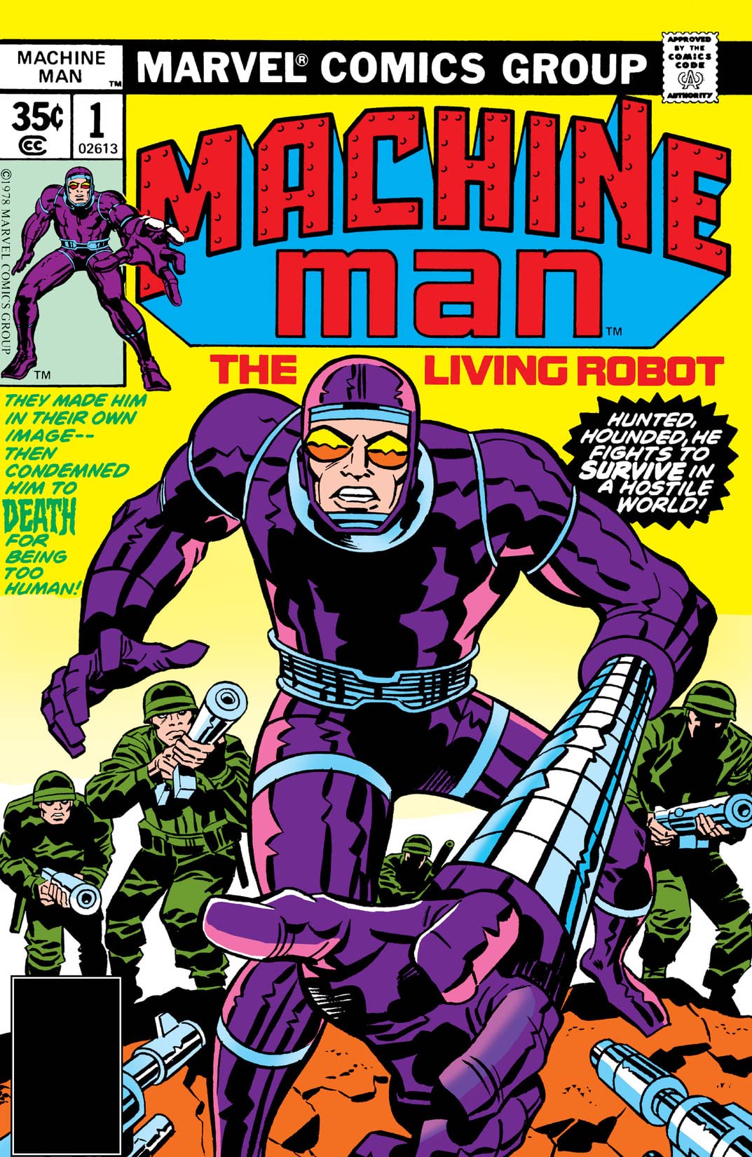 Machine Man #1 cover