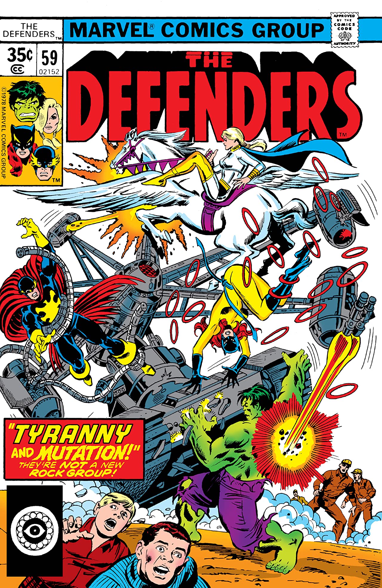 The Defenders #59 cover