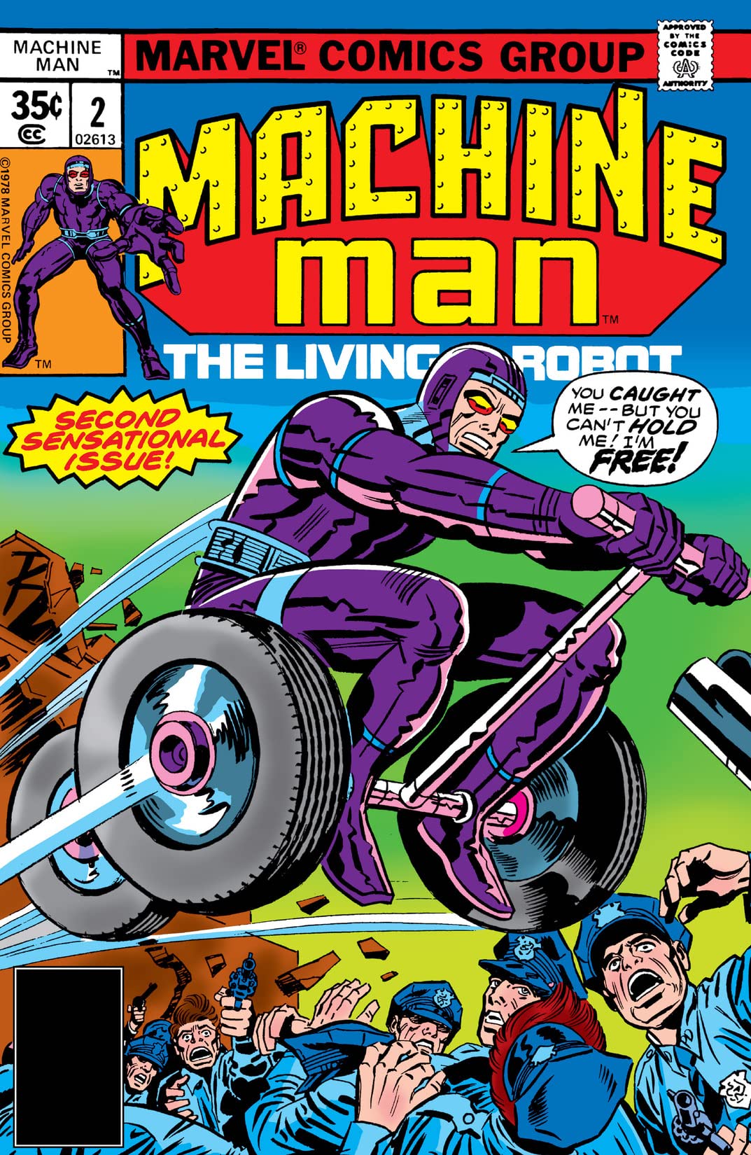 Machine Man #2 cover
