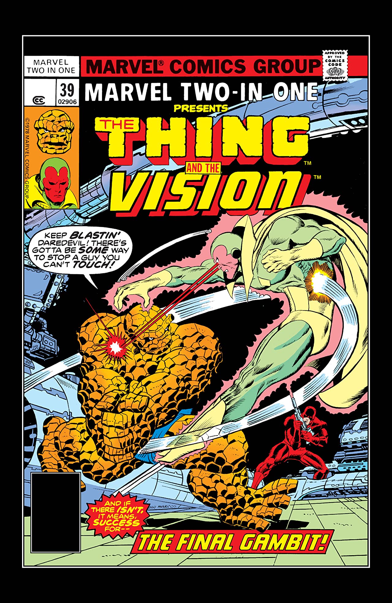 Marvel Two-in-One #39 cover