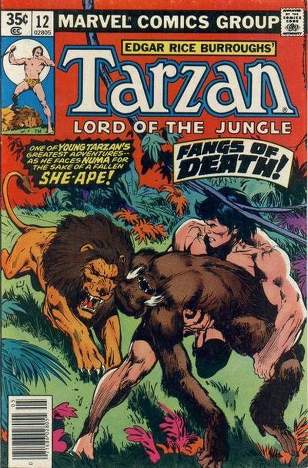 Tarzan #12 cover