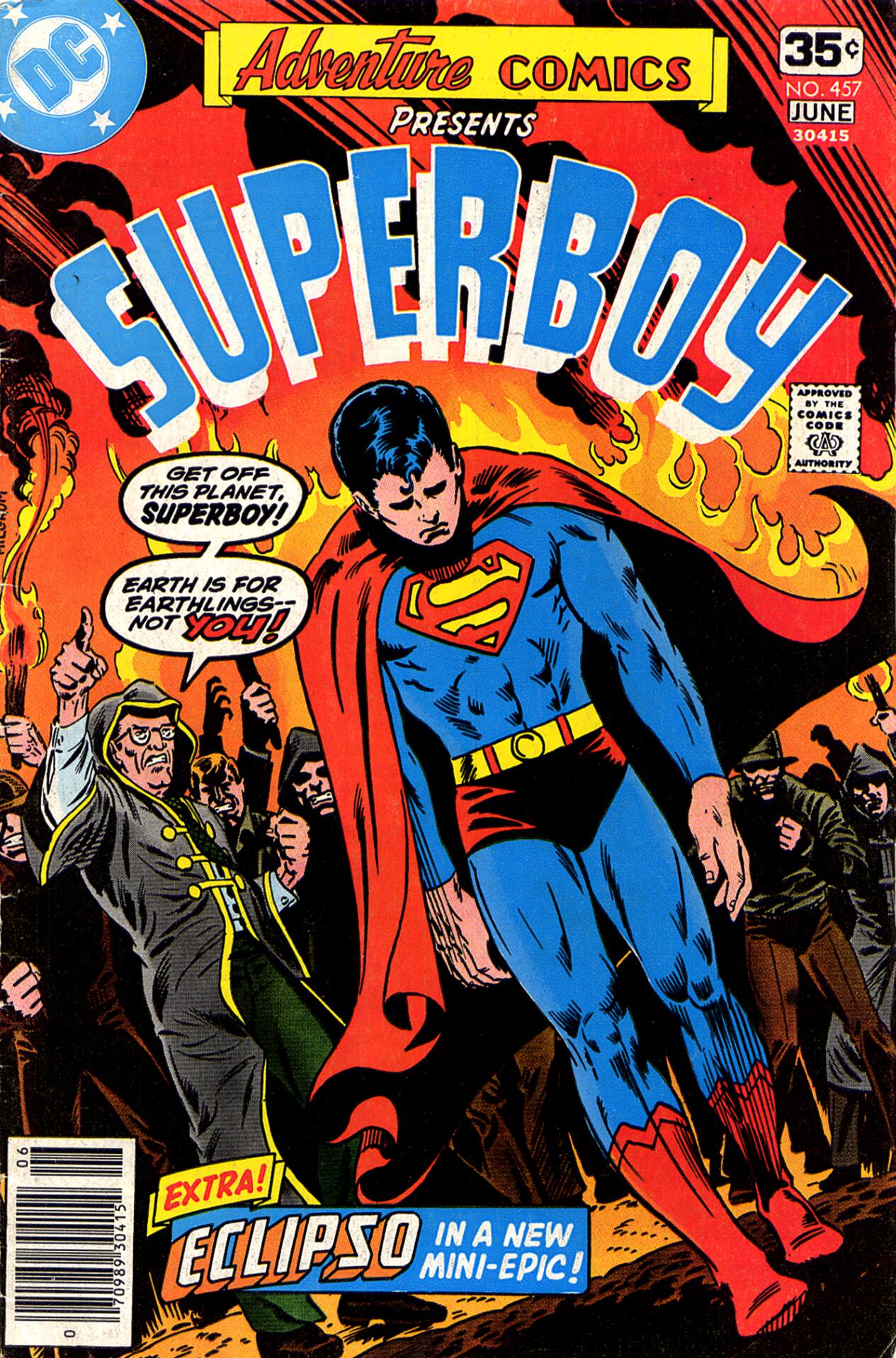 Adventure Comics #457 cover