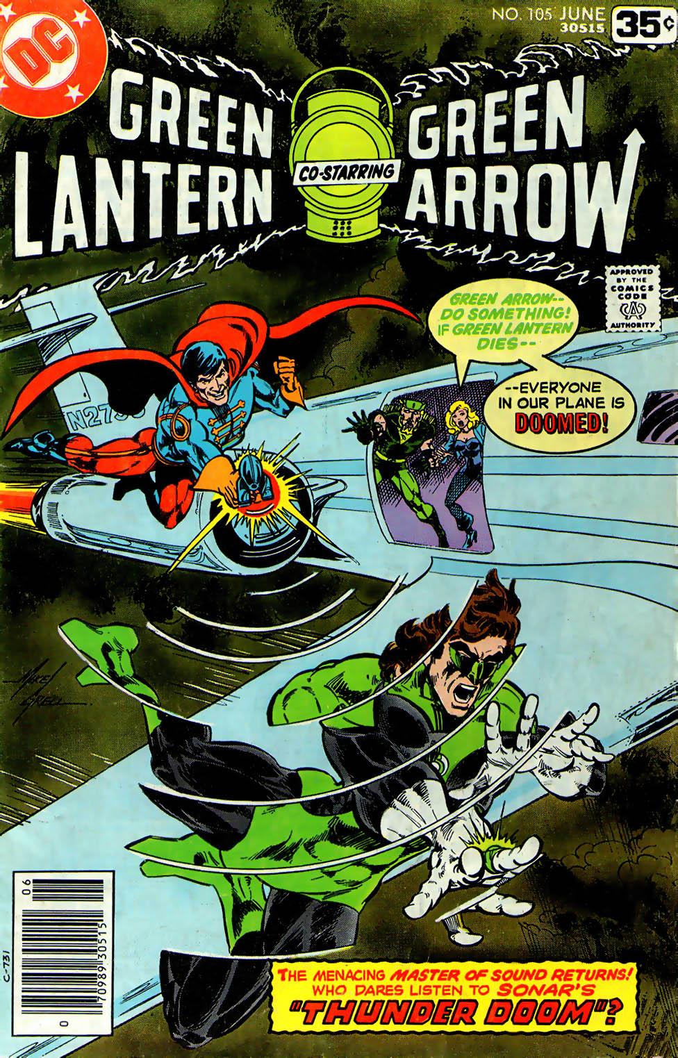 Green Lantern #105 cover