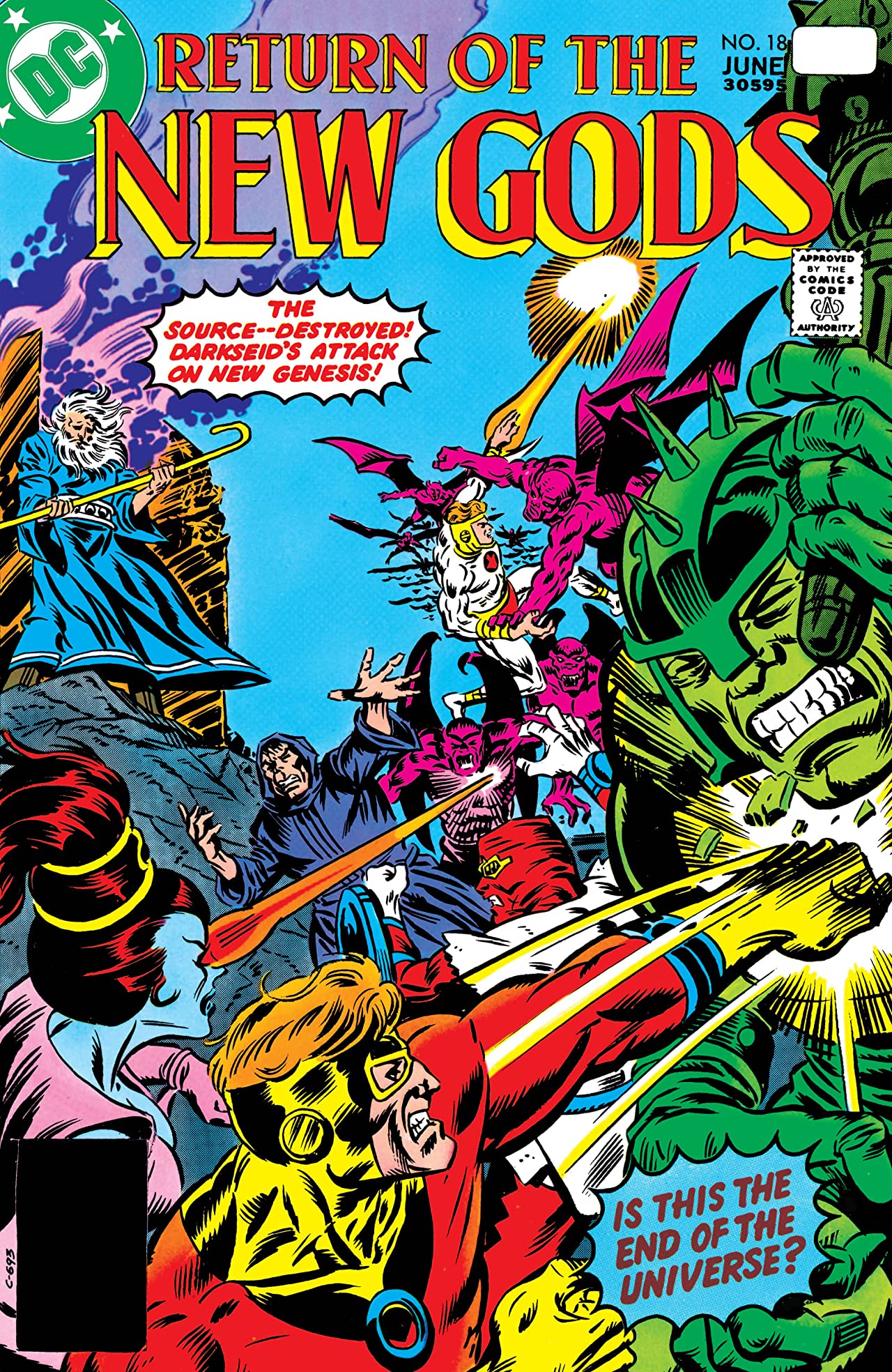 The New Gods #18 cover