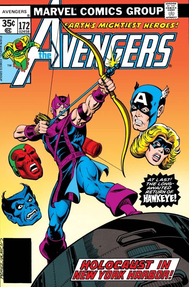 The Avengers #172 cover