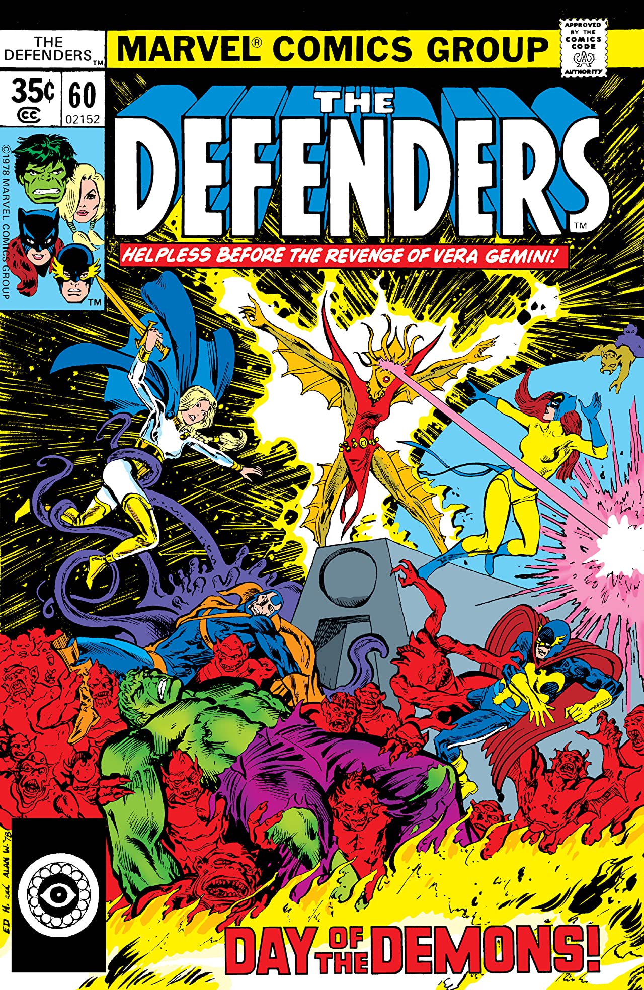 The Defenders #60 cover