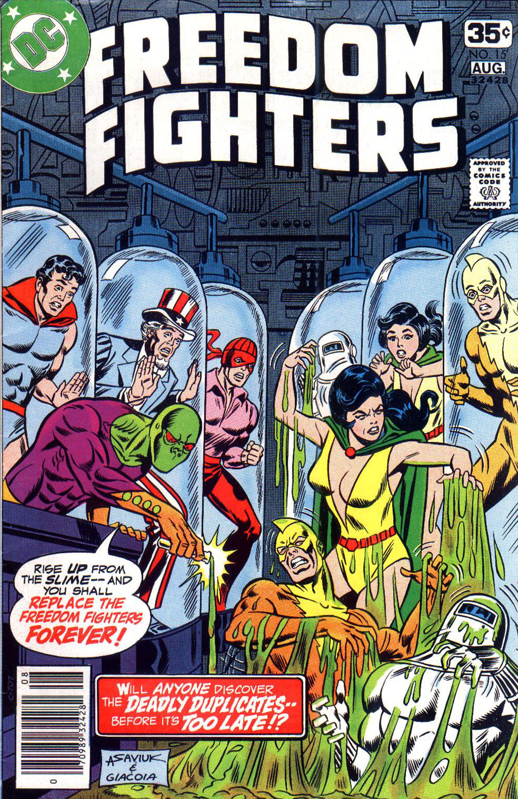 Freedom Fighters #15 cover