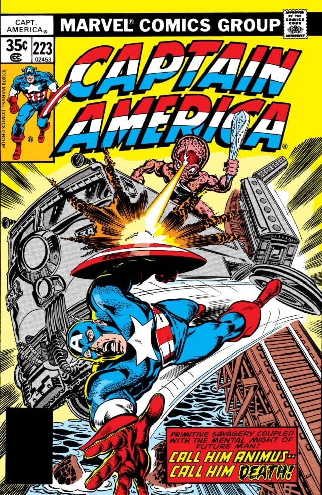 Captain America #223 cover