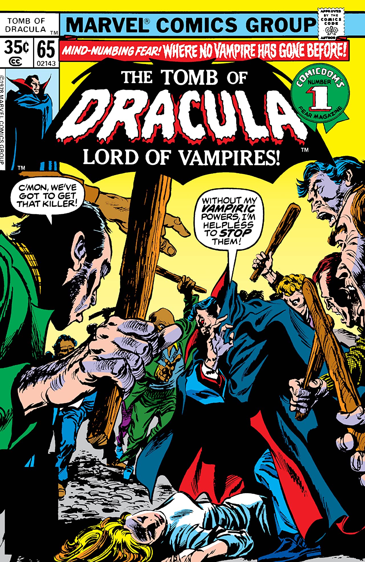 Tomb of Dracula #65 cover