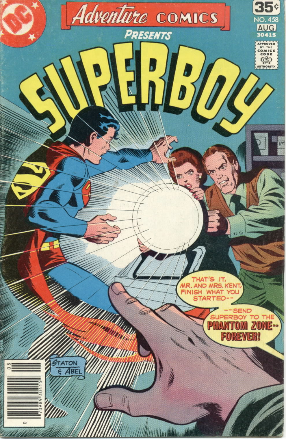 Adventure Comics #458 cover