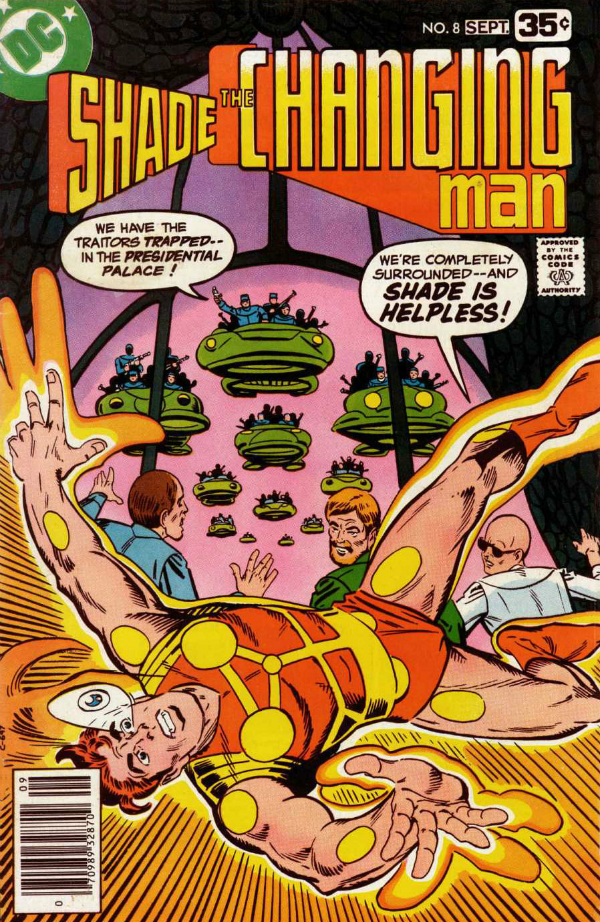Shade, the Changing Man #8 cover