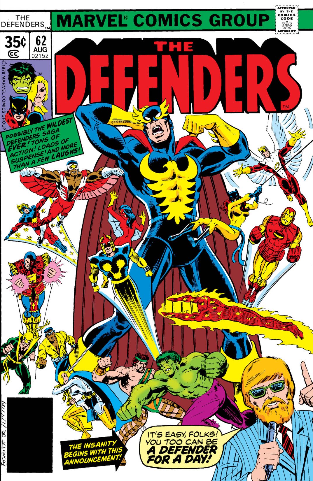The Defenders #62 cover