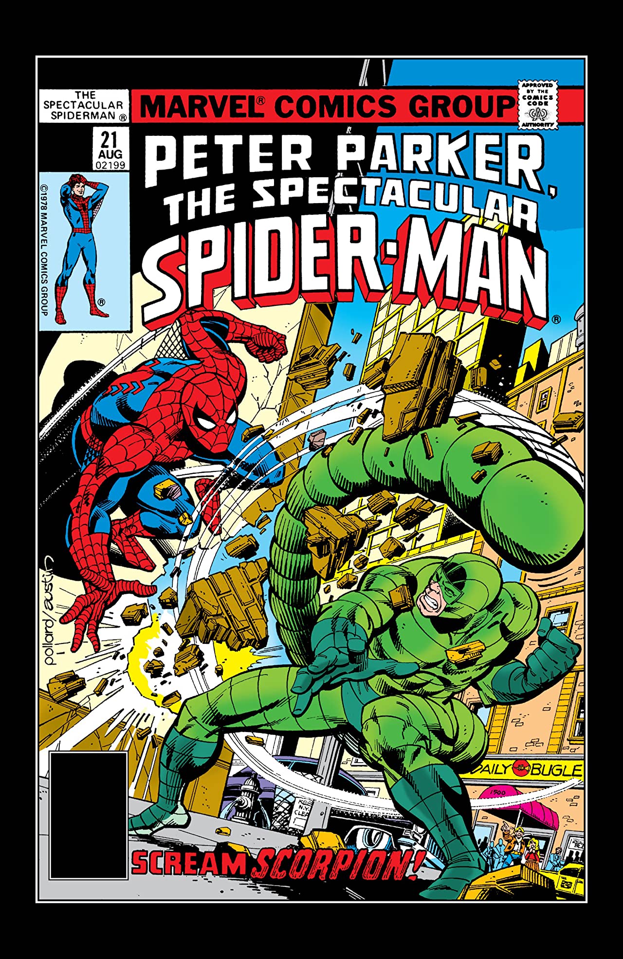 The Spectacular Spider-Man #21 cover