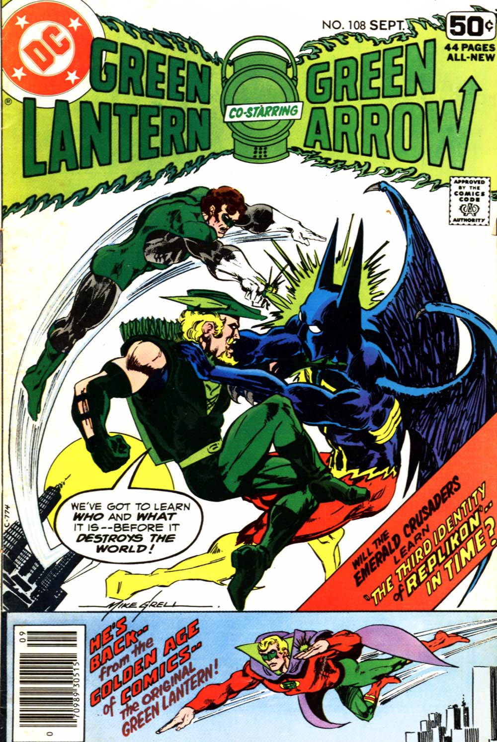 Green Lantern #108 cover