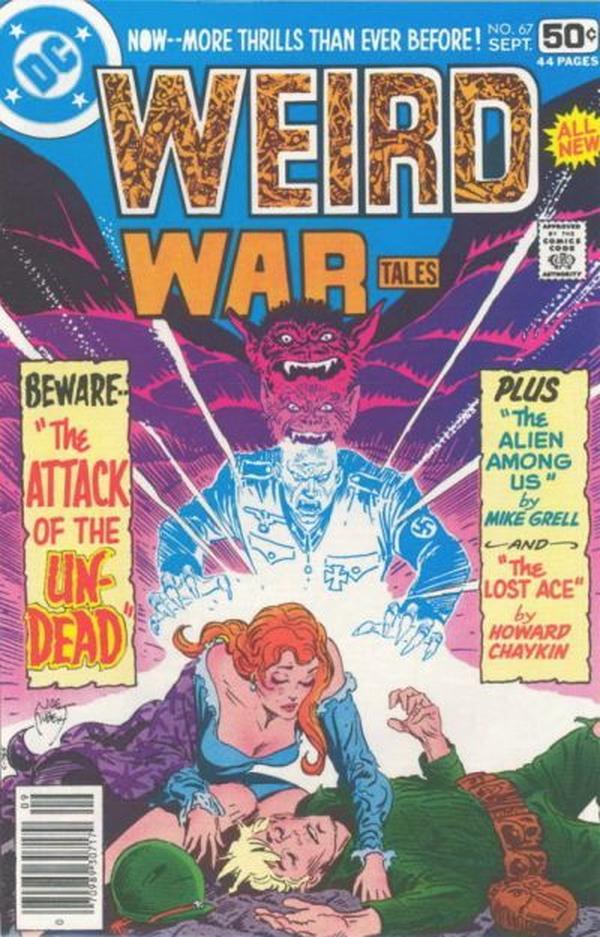 Weird War Tales #67 cover