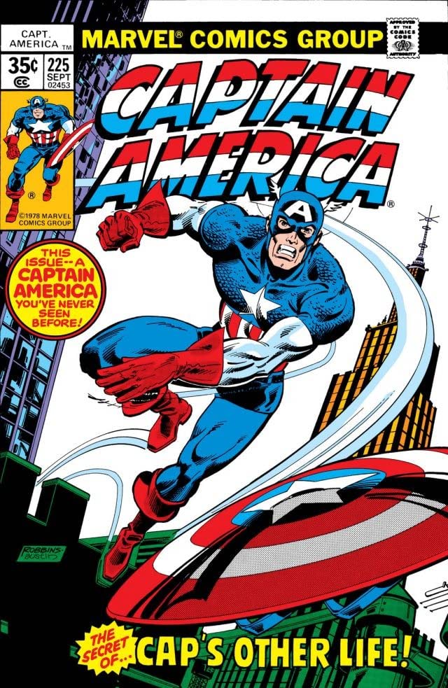 Captain America #225 cover