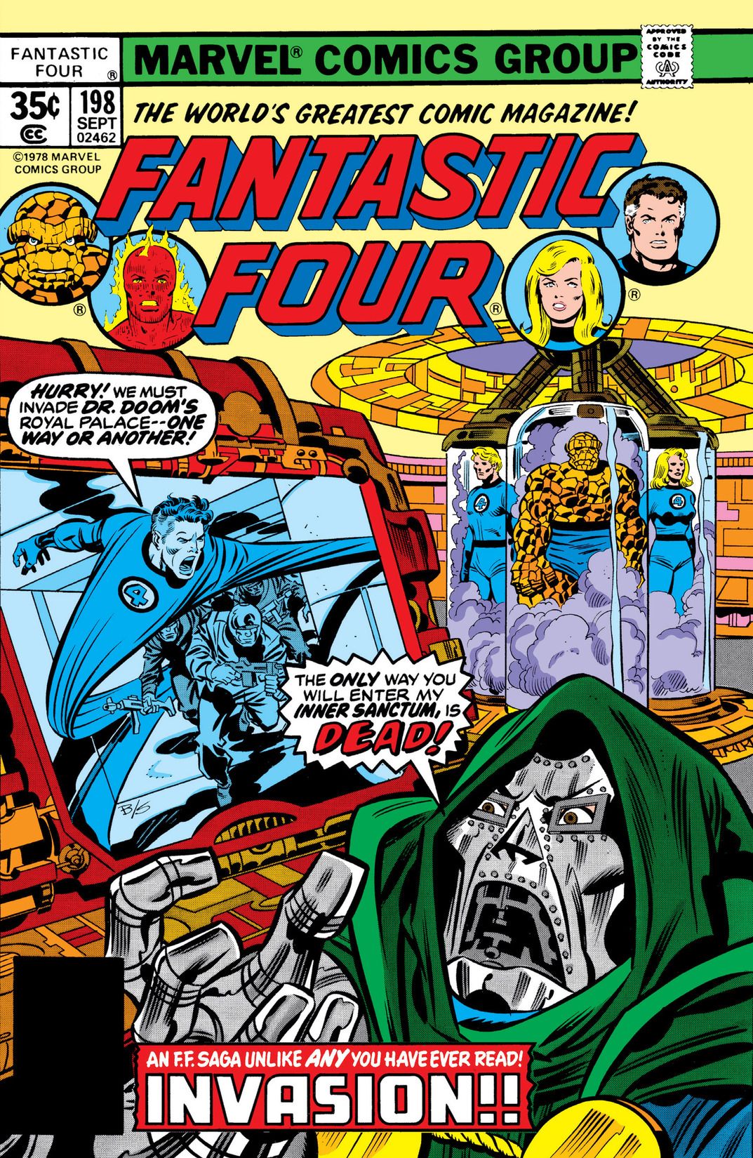 Fantastic Four #198 cover