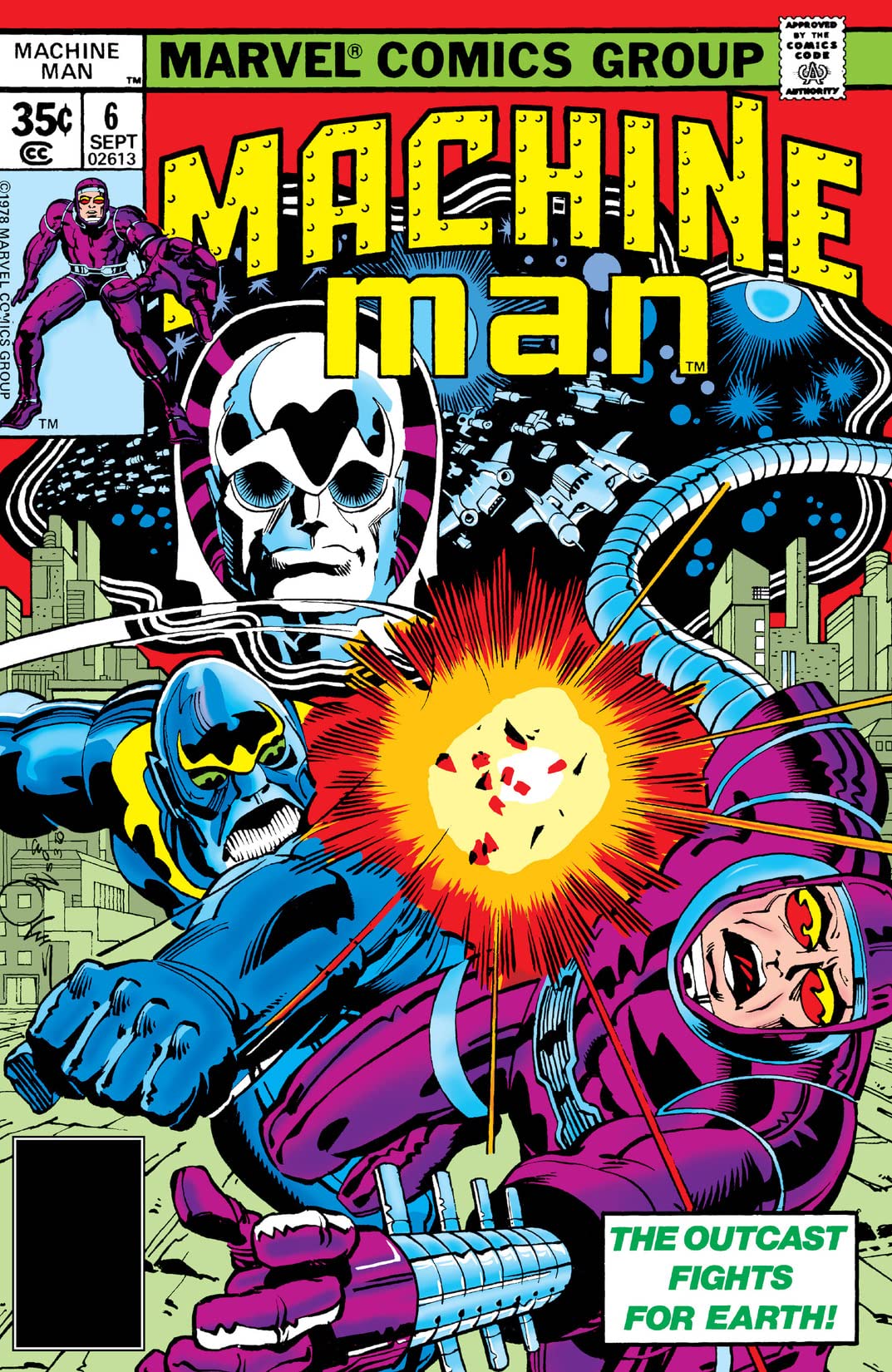 Machine Man #6 cover