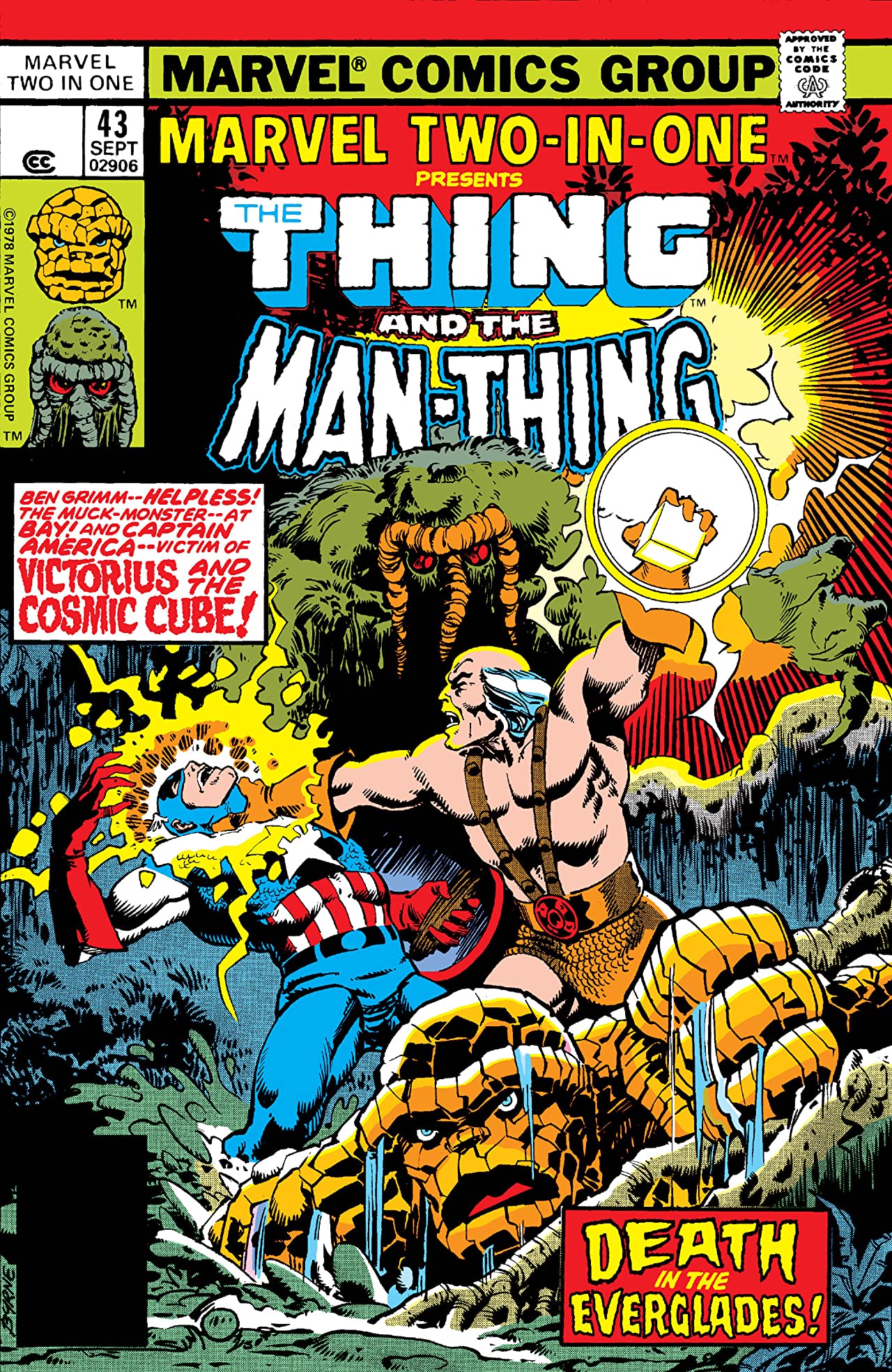 Marvel Two-in-One #43 cover