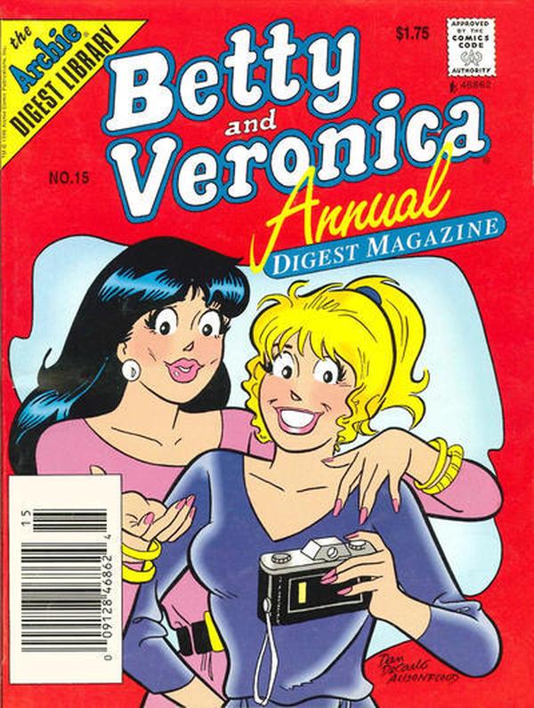 Betty and Veronica Annual Digest Magazine #15 cover