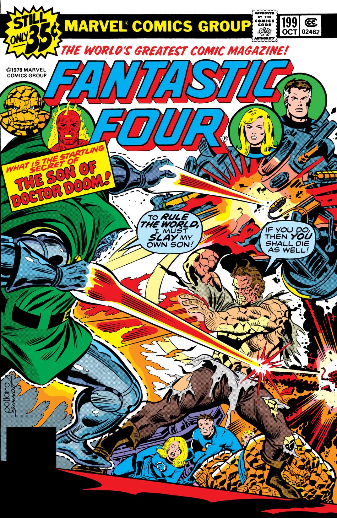 Fantastic Four #199 cover