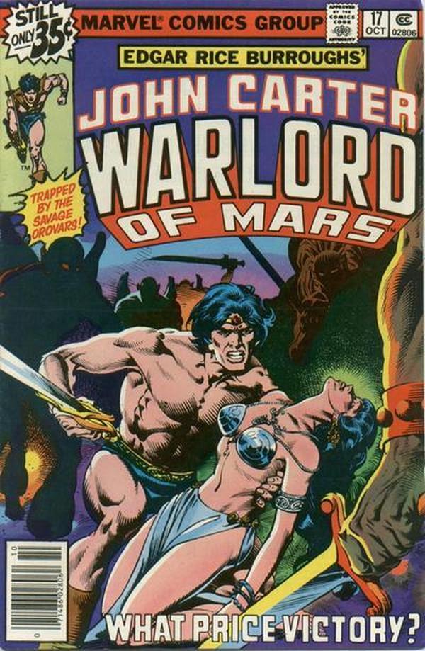 John Carter, Warlord of Mars #17 cover