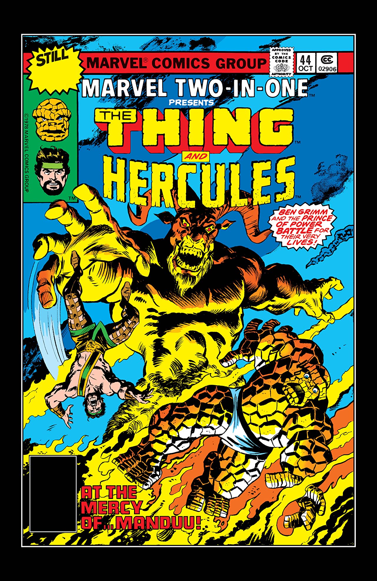 Marvel Two-in-One #44 cover