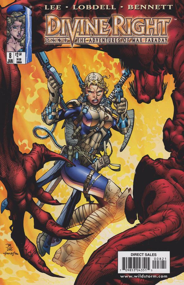 Divine Right #8 cover