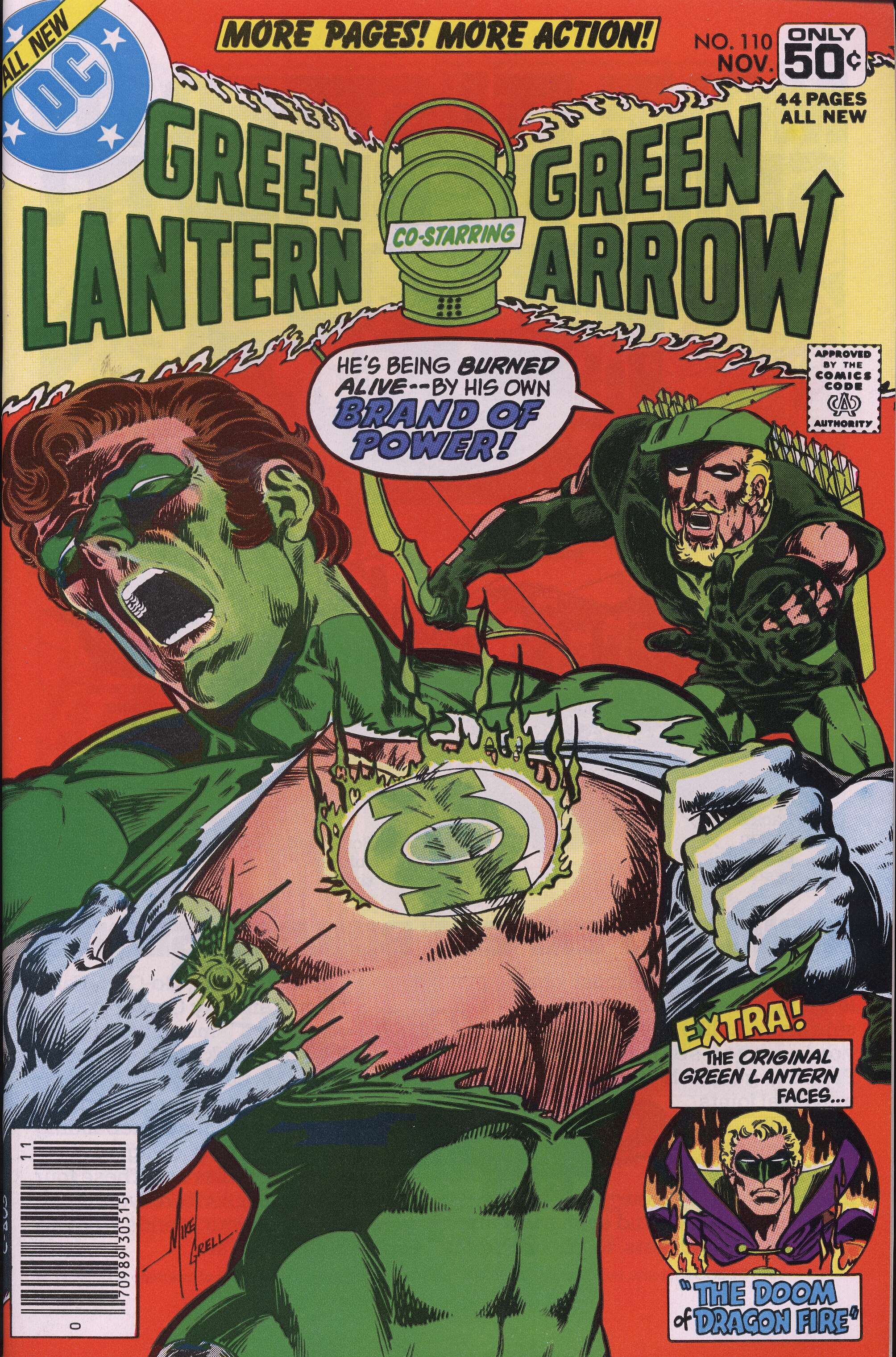 Green Lantern #110 cover