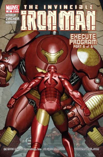 Iron Man #12 cover