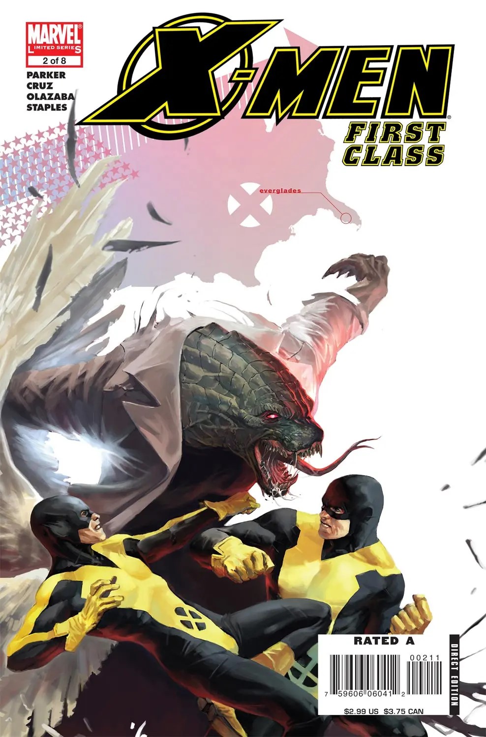 X-Men: First Class #2 cover