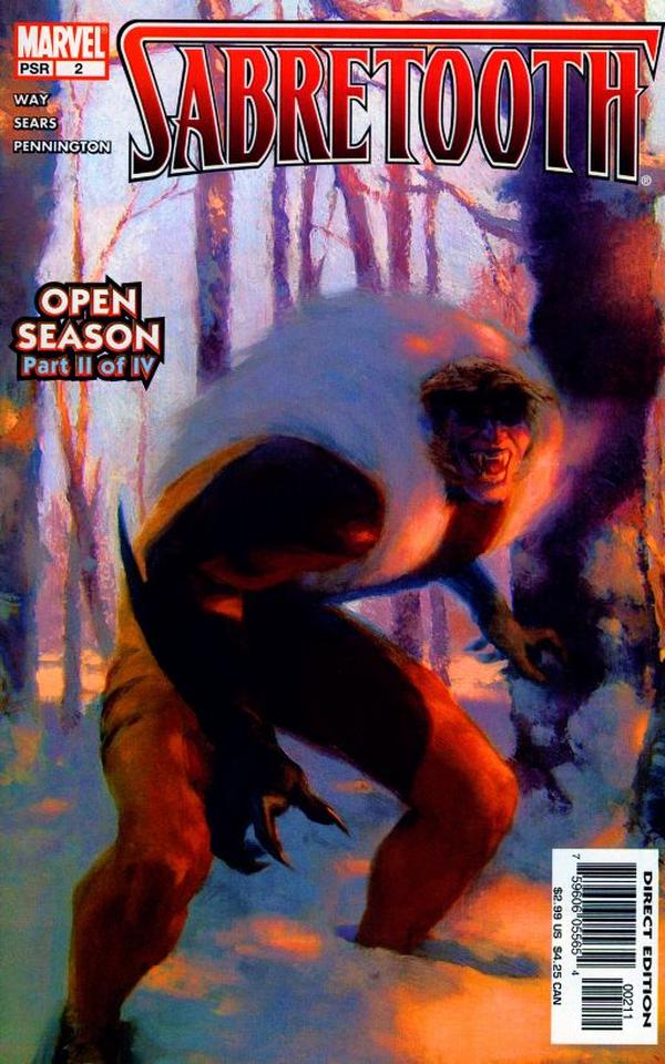 Sabretooth #2 cover