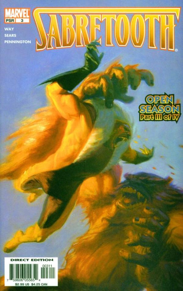 Sabretooth #3 cover