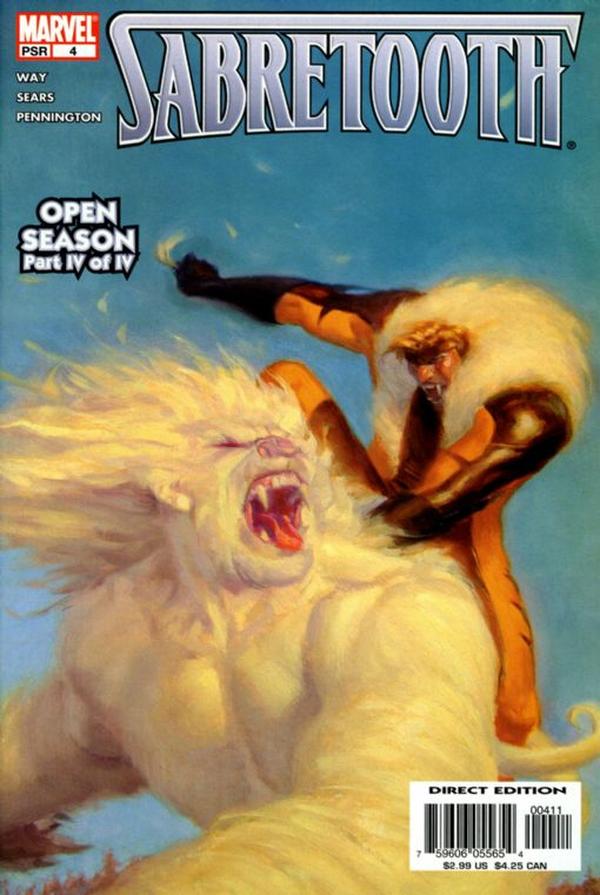 Sabretooth #4 cover