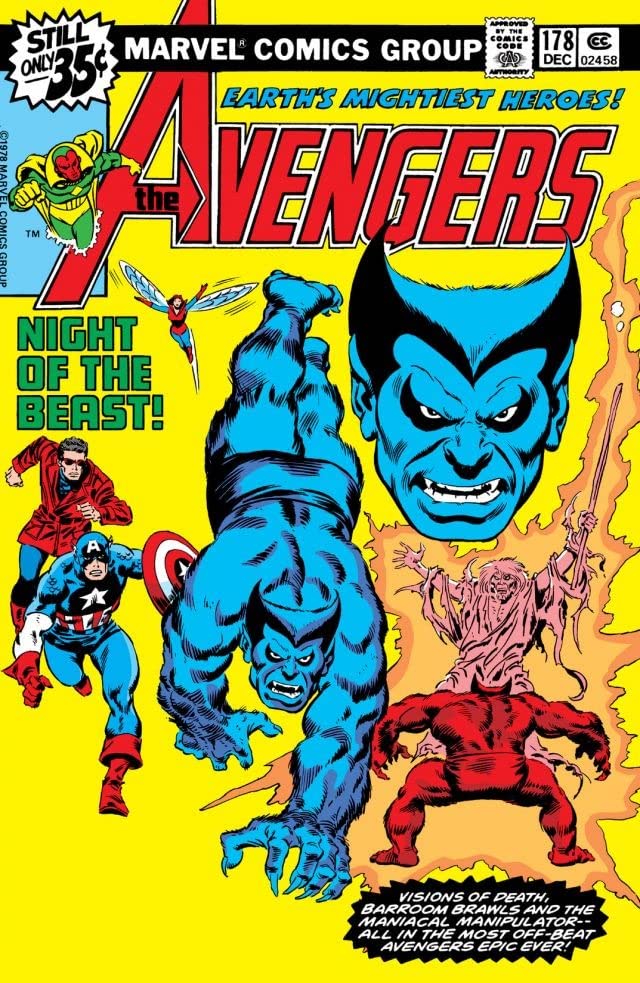 The Avengers #178 cover