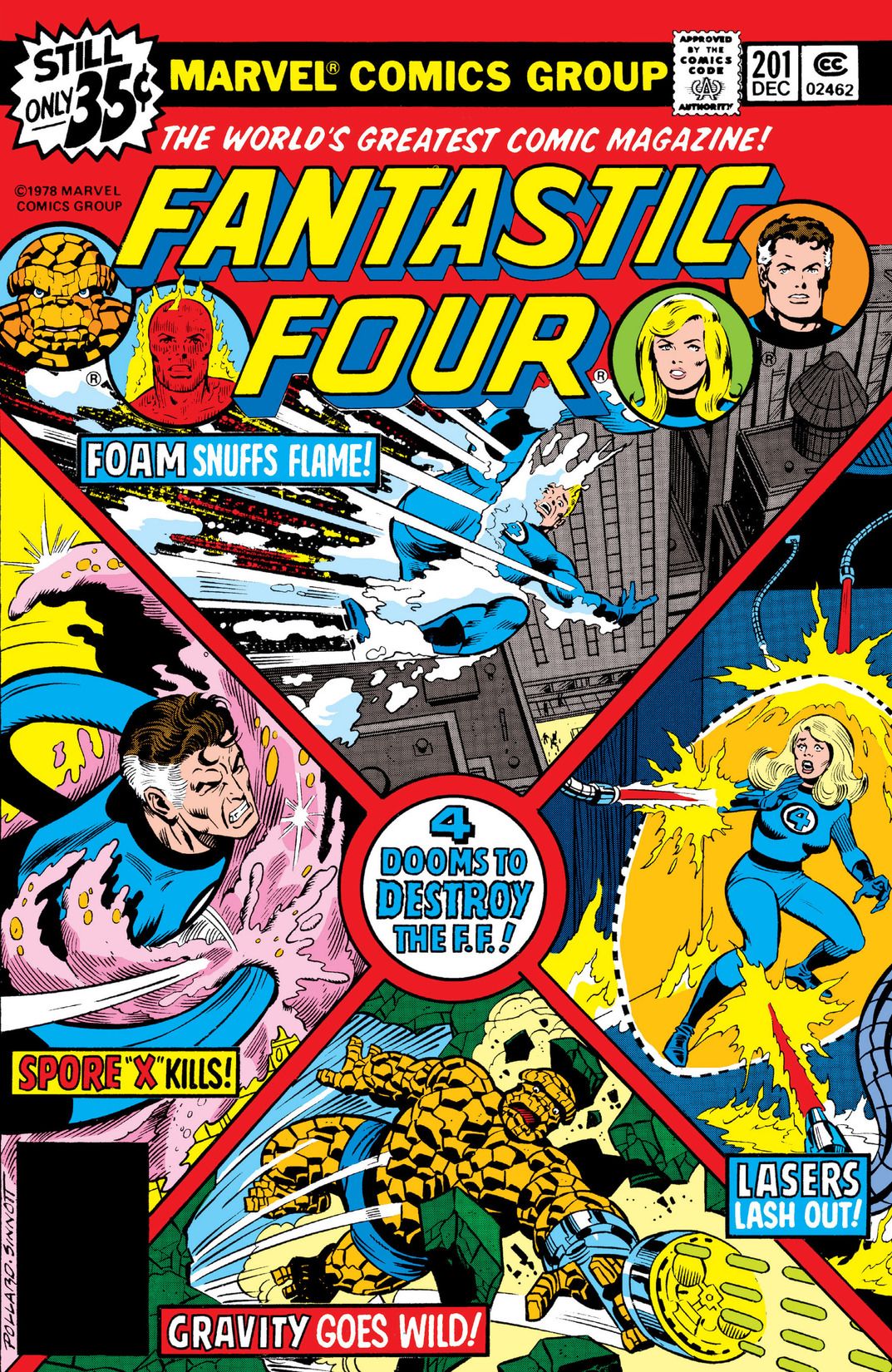 Fantastic Four #201 cover
