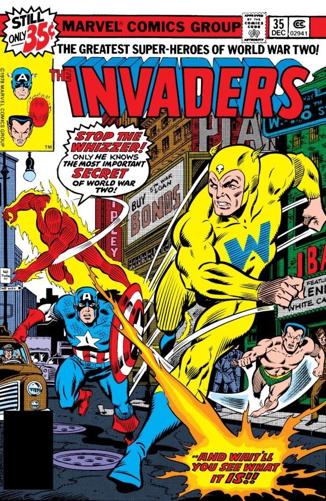The Invaders #35 cover