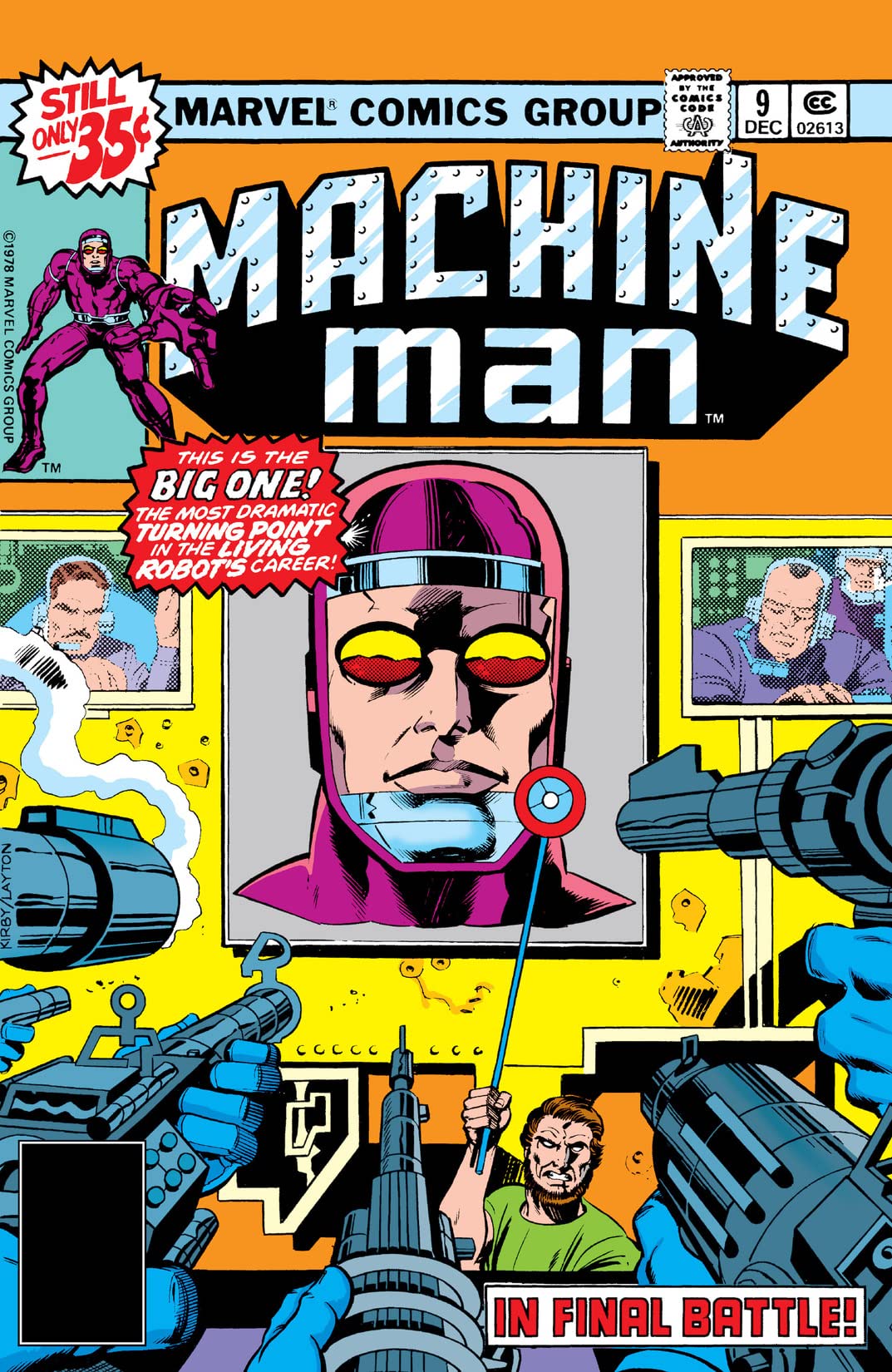 Machine Man #9 cover