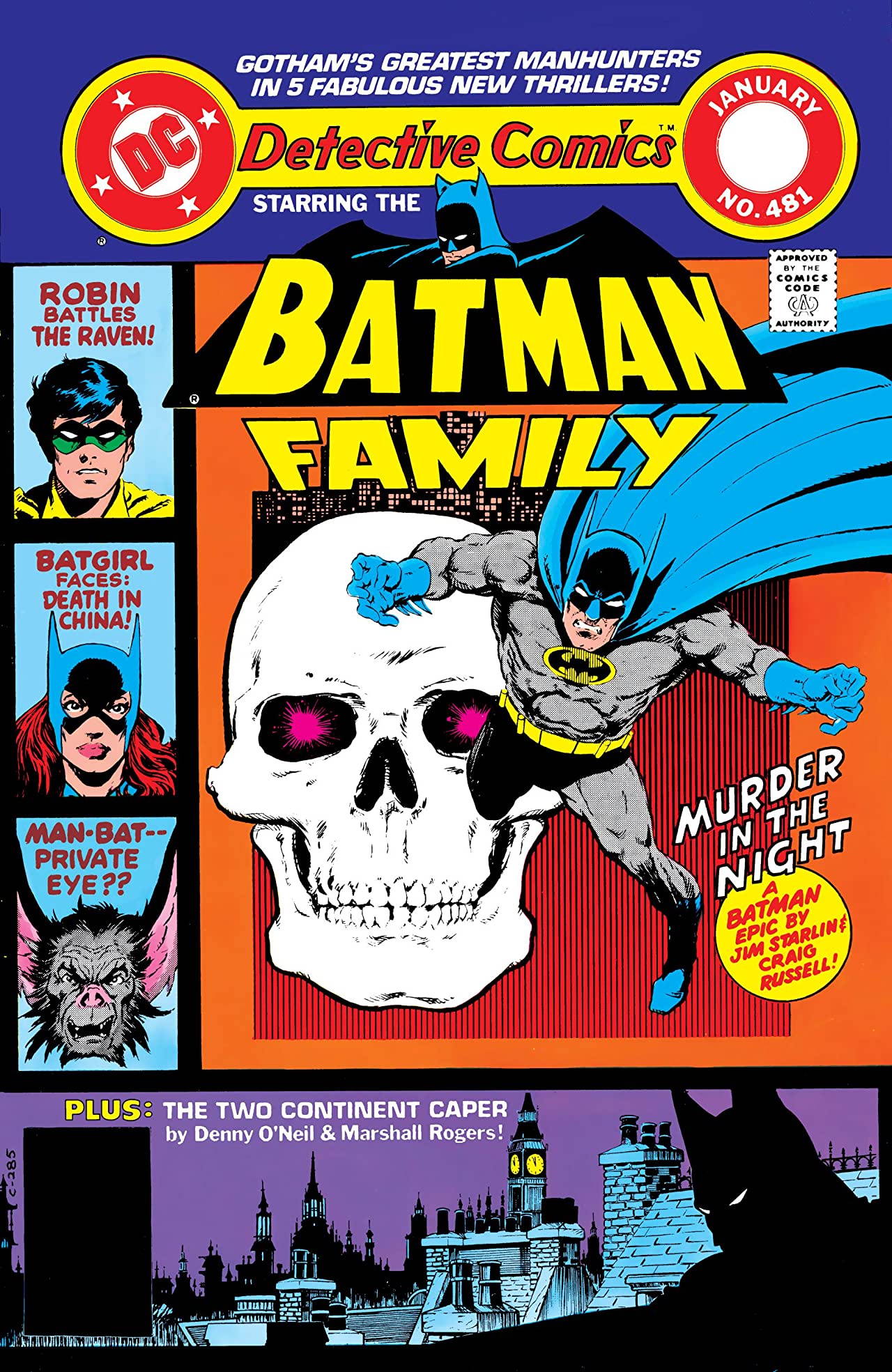 Detective Comics #481 cover