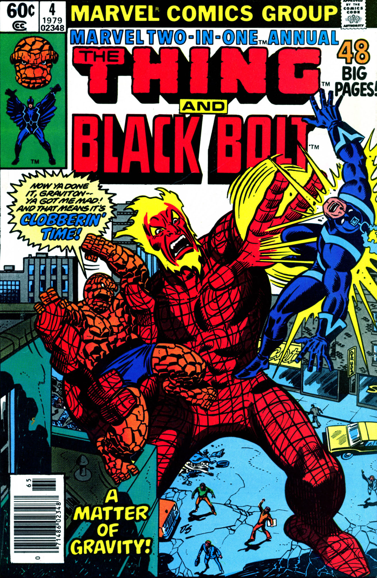Marvel Two-in-One Annual #4 cover