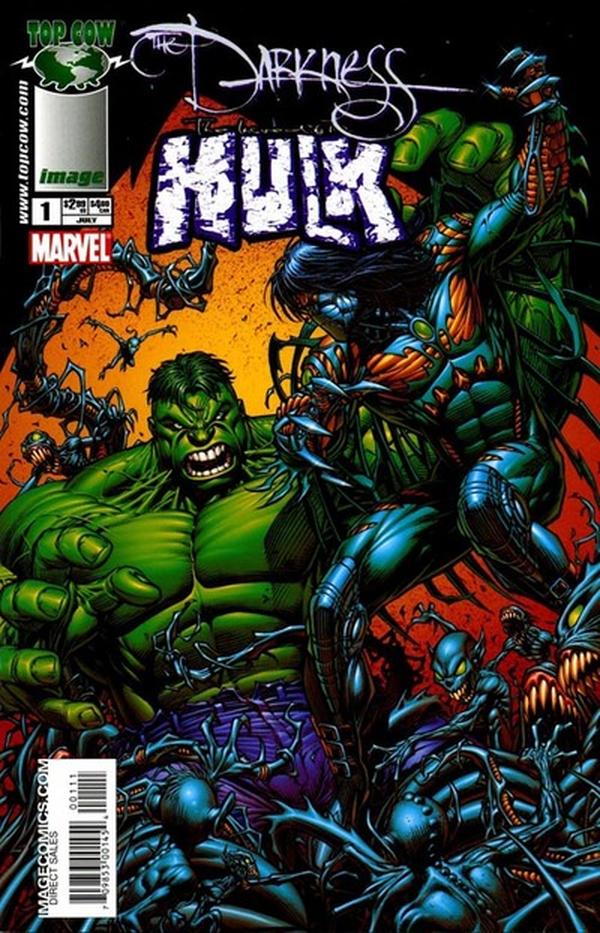The Darkness / The Incredible Hulk #1 cover