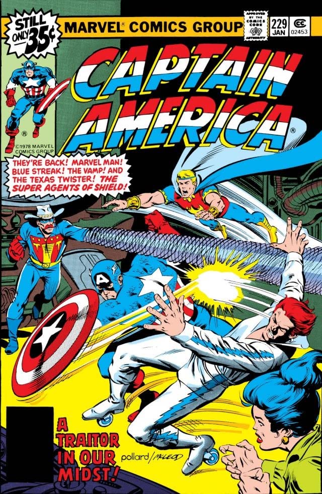 Captain America #229 cover