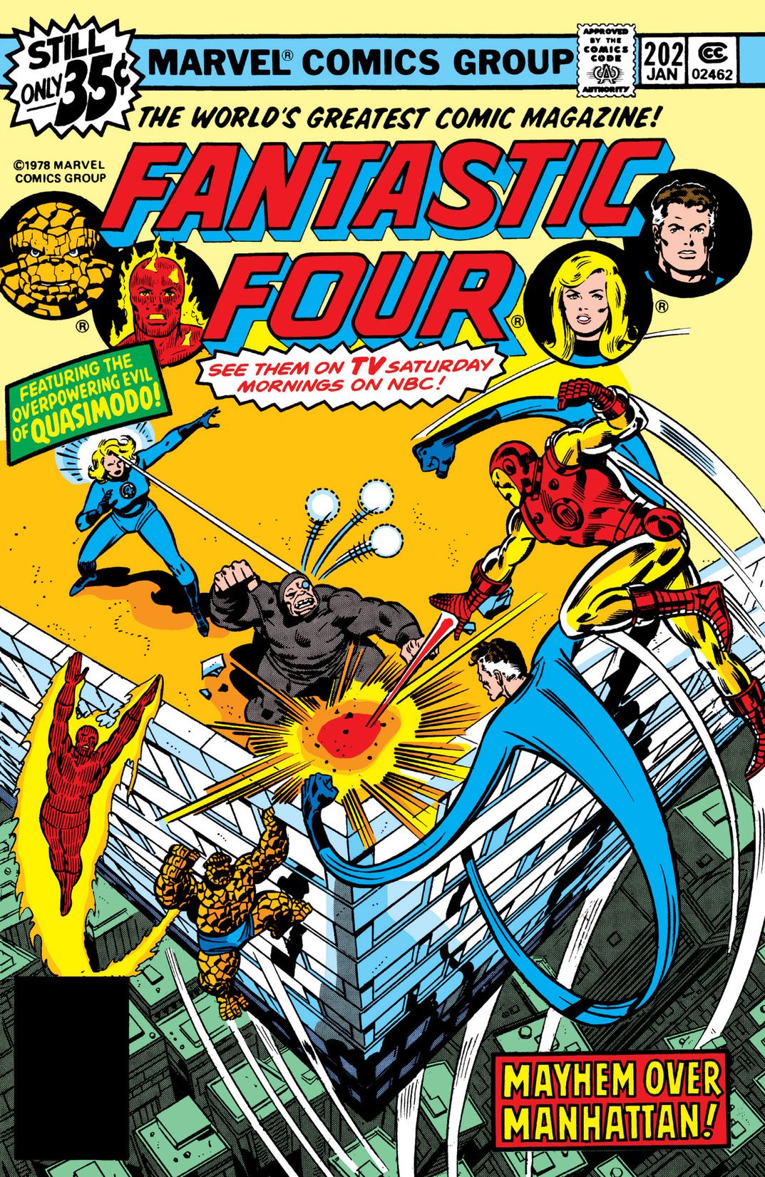 Fantastic Four #202 cover