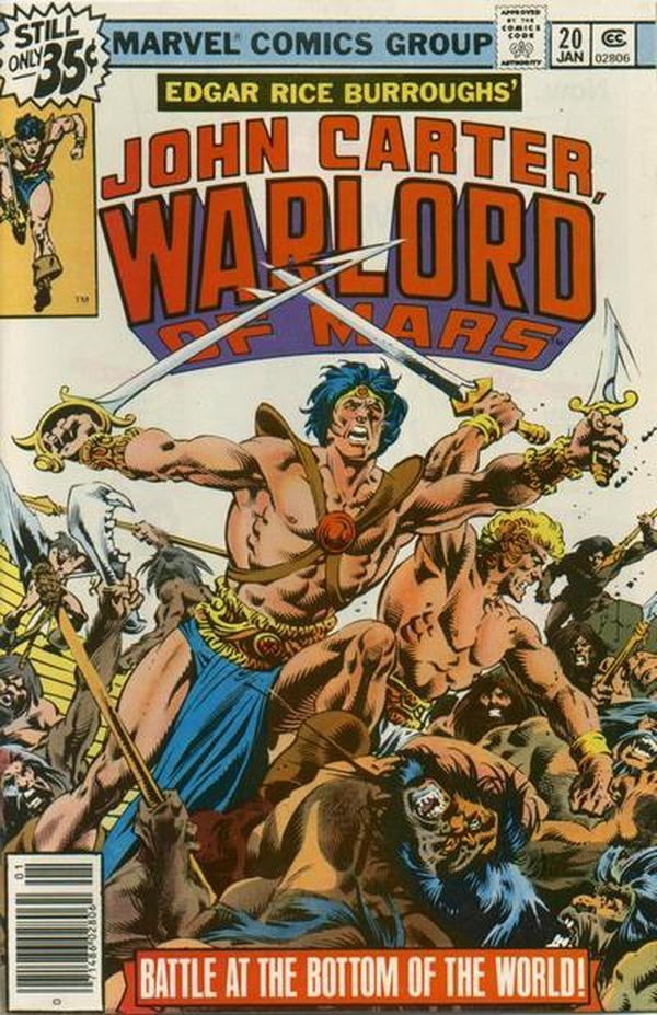 John Carter, Warlord of Mars #20 cover